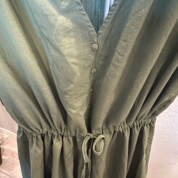 NWT Boho Green Maxi Dress - Picture 7 of 10